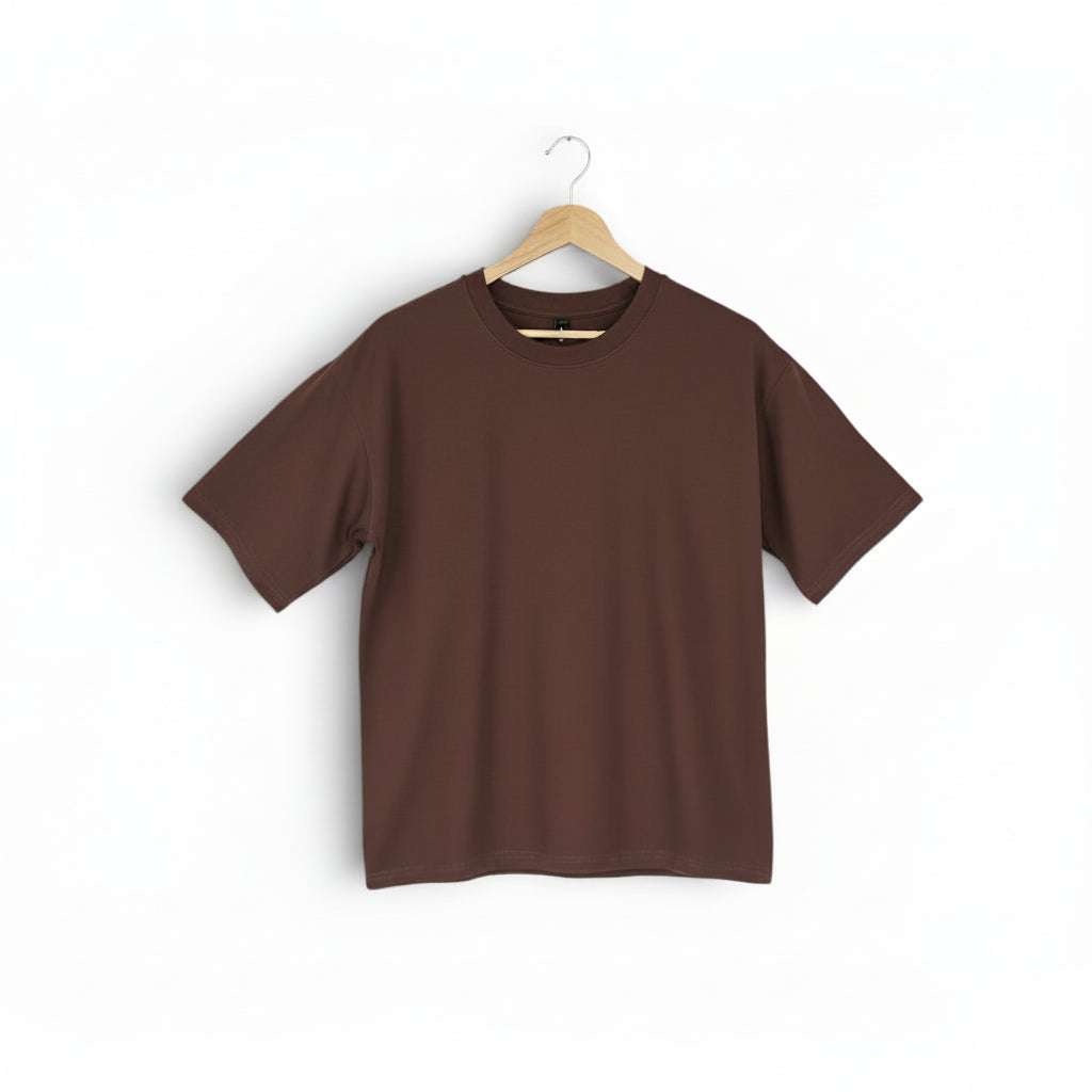 Remera Oversize - Chocolate