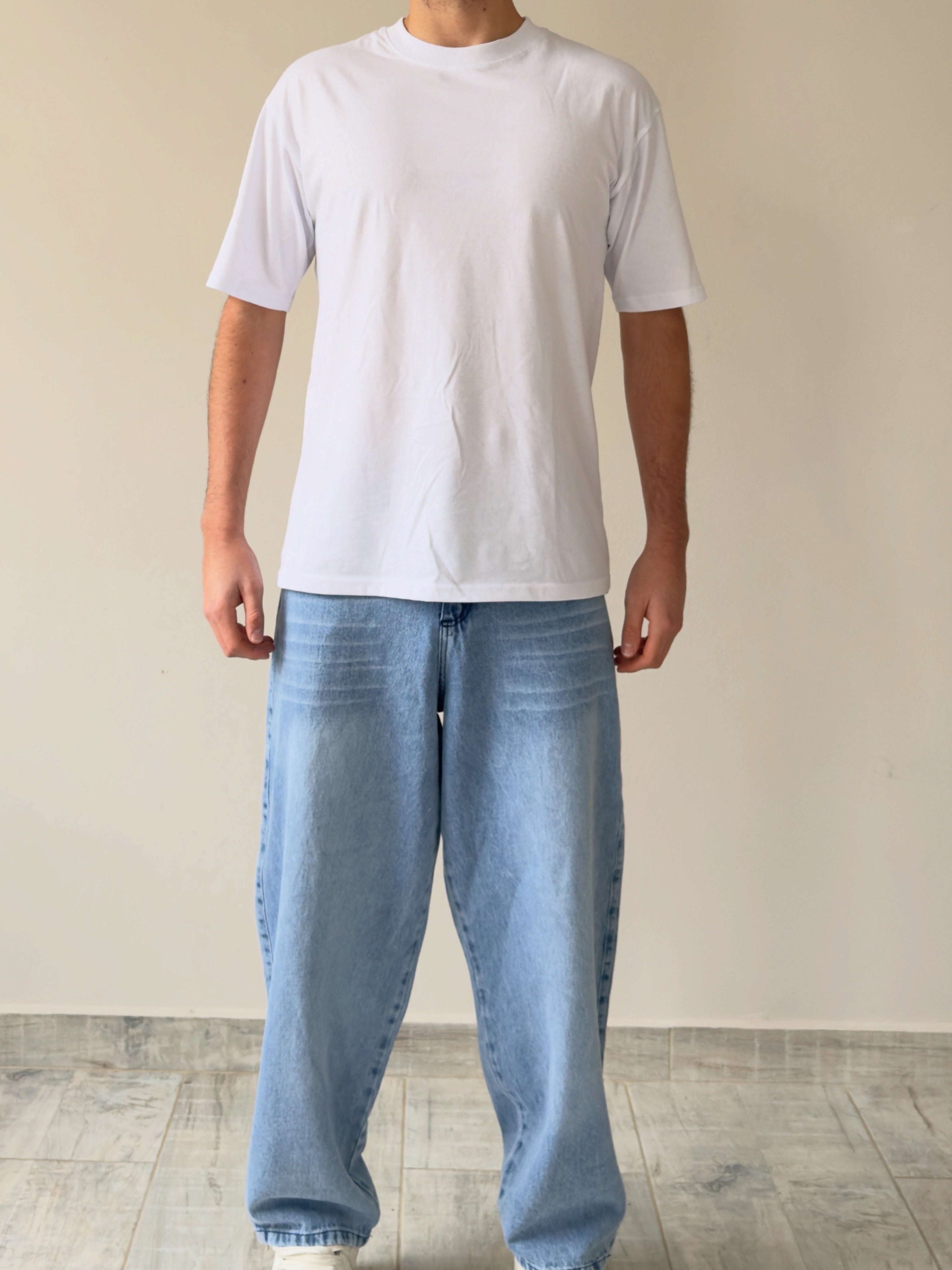 Outfit Vosse Essential Cloud (Jean + Hoodie + Remera Over)