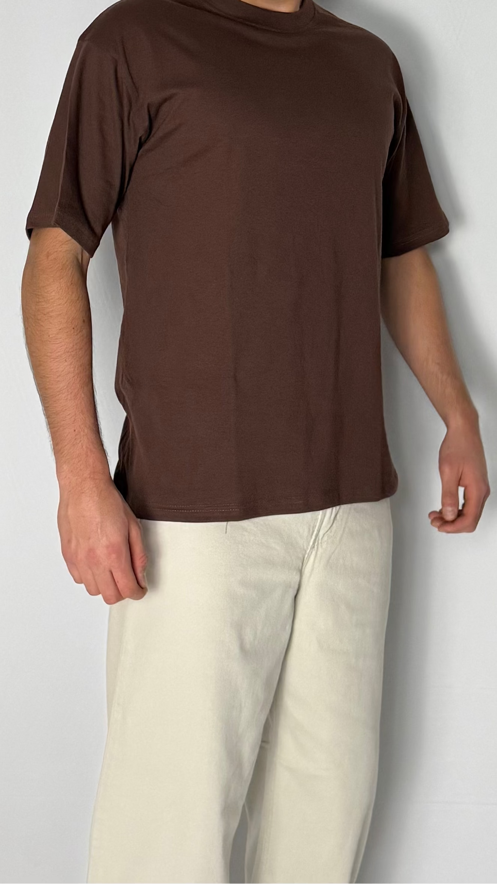 Remera Oversize - Chocolate