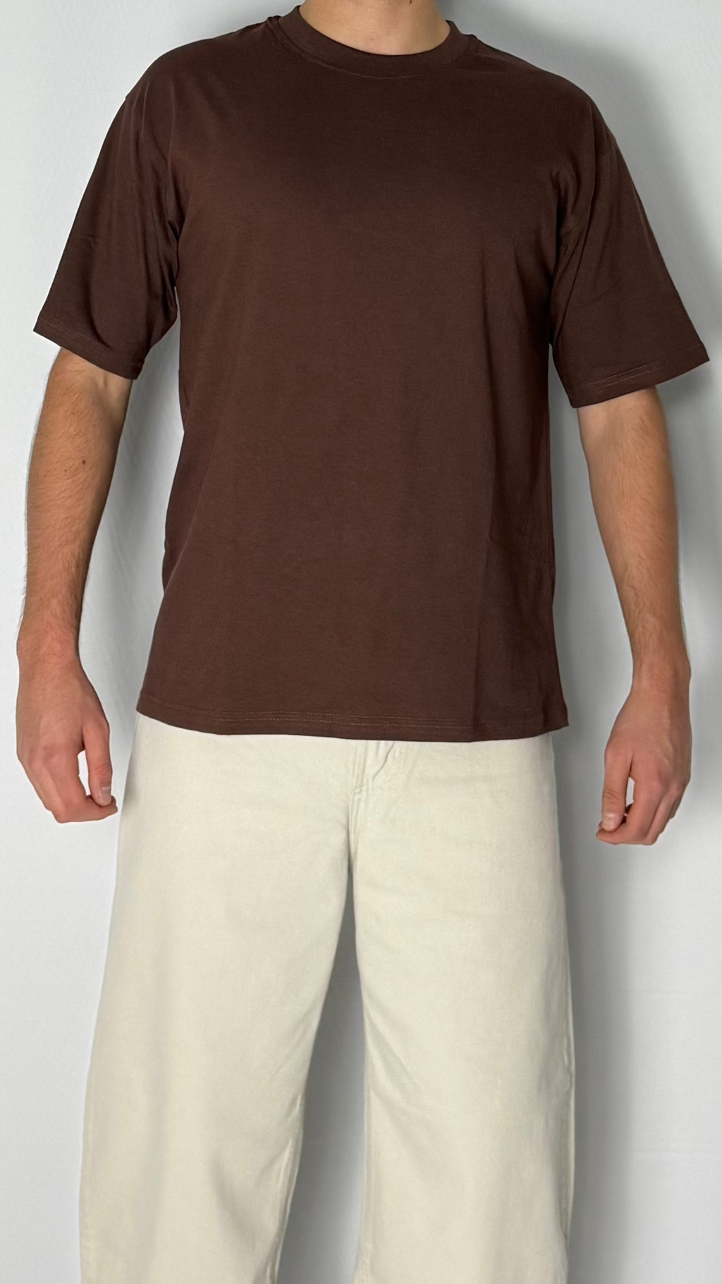 Remera Oversize - Chocolate