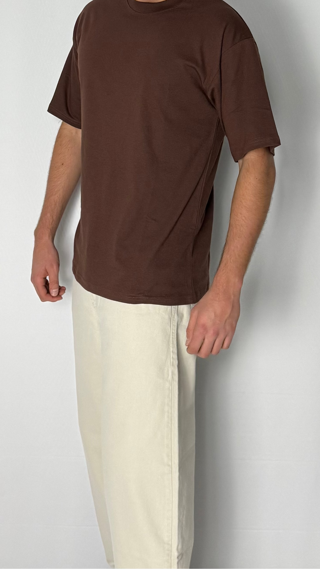 Remera Oversize - Chocolate
