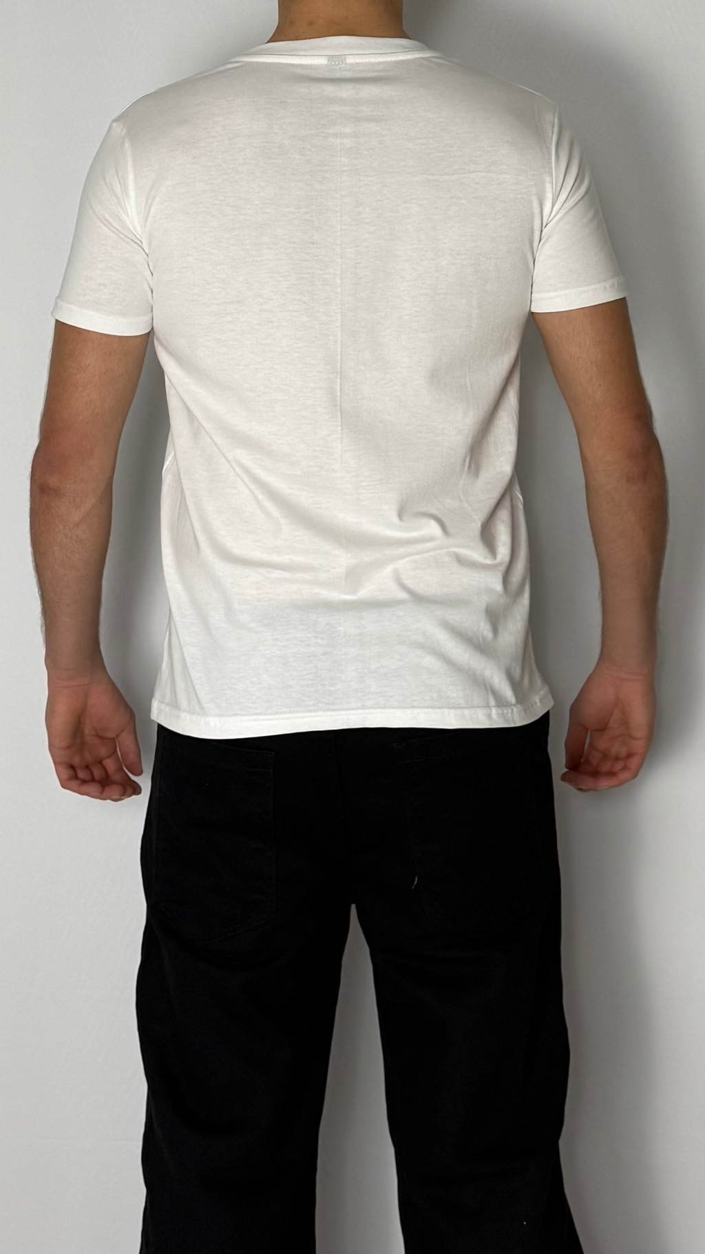 Remera Slim Fit Off White