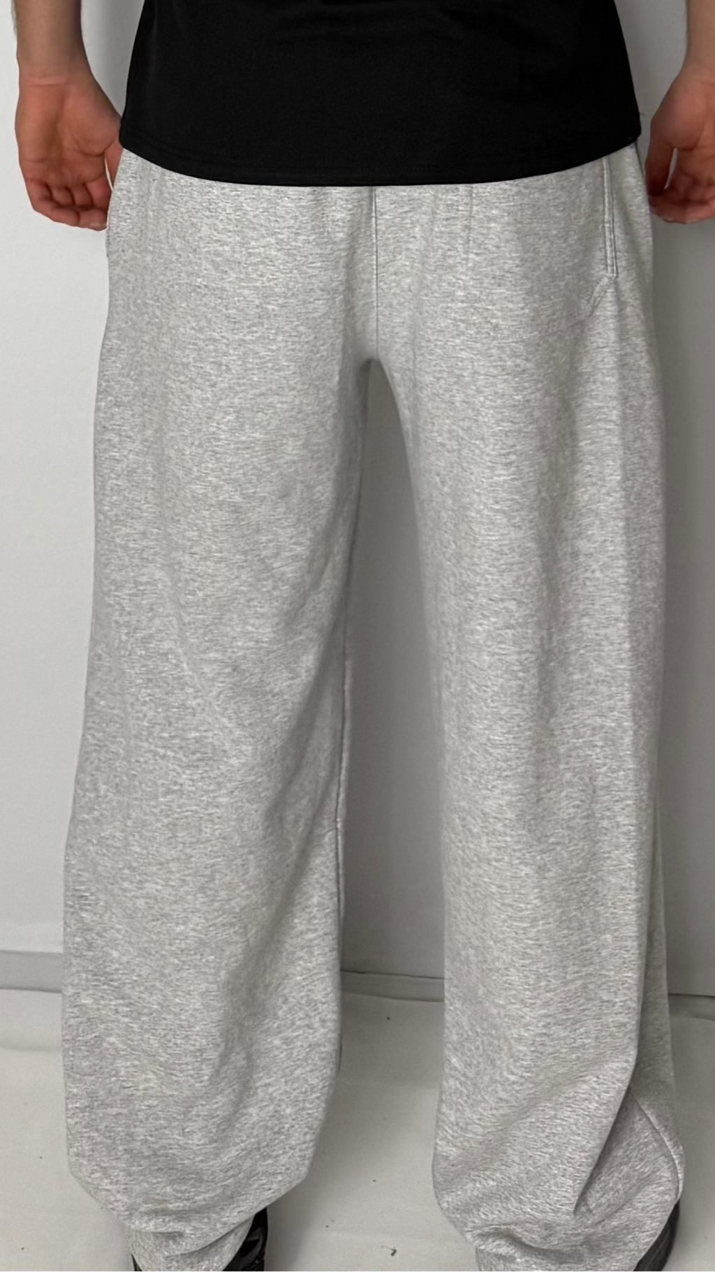 Jogger Baggy Gris melange