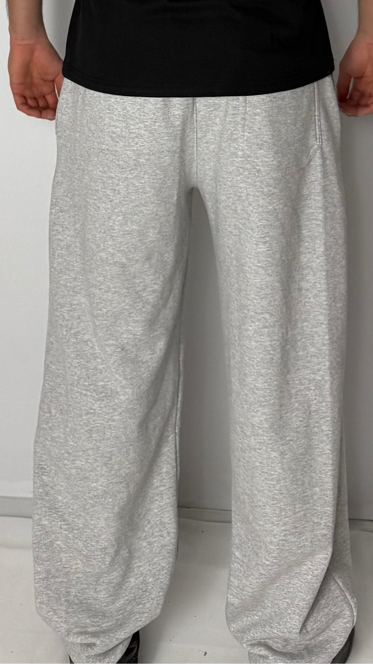 Jogger Baggy Gris melange